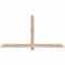 Ekena Millwork Eugene Smooth Timber Gable Bracket, Douglas Fir, 72"W x 36"H x 3 1/2"D x 3 1/2"F, 12/12 Pitch GBW072X36X0404EUG00SDF - alternate 1